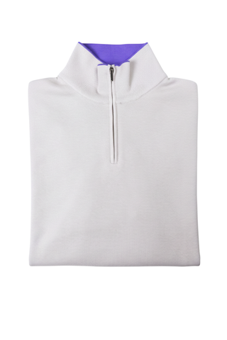 Manrico Cashmere Quarter-Zip Mock Neck Sweater