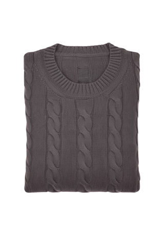 Manrico Cashmere Cable Knit Sweater