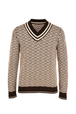 Brown/ Cream
