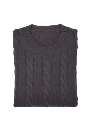 Manrico Cashmere Cable Knit Sweater