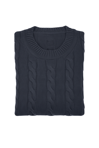 Manrico Cashmere Cable Knit Sweater