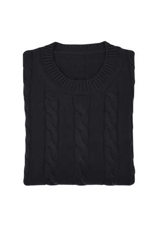 Manrico Cashmere Cable Knit Sweater