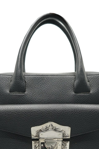 Tardini Shell Cordovan Satchel Briefcase