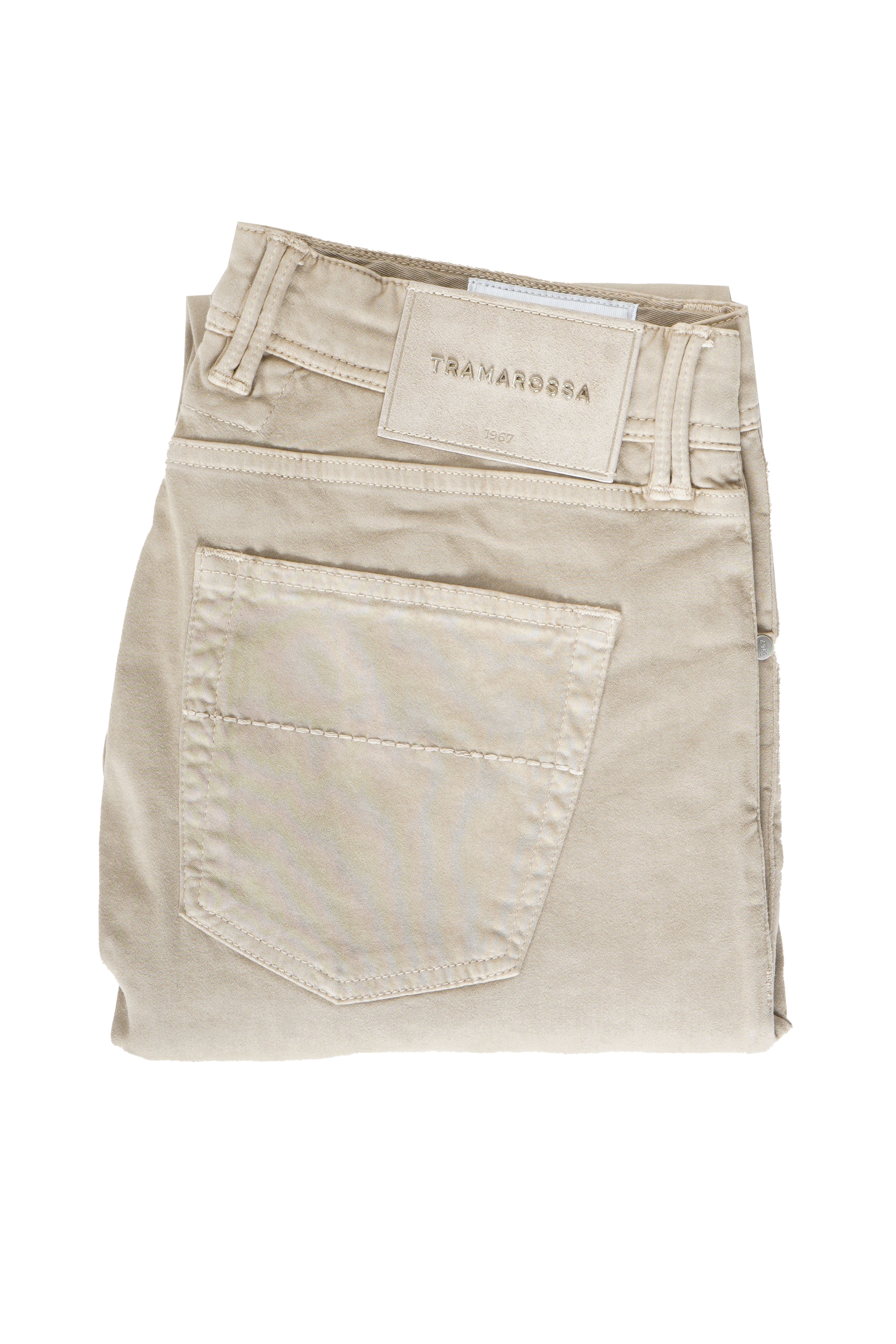 Tramarossa Michelangelo Zip Solid Cotton-Modal Trousers – Riflessi