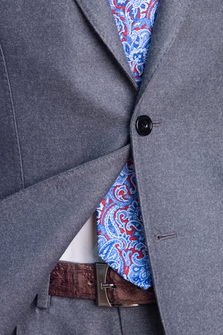 Sartorio Solid Virgin Wool-Silk Suit