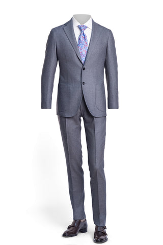Sartorio Solid Virgin Wool-Silk Suit