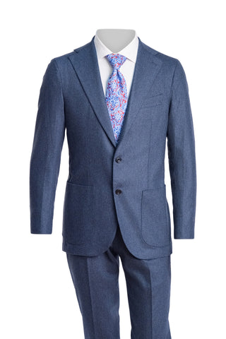 Sartorio Solid Virgin Wool-Cashmere Suit