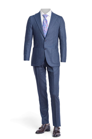 Sartorio Solid Virgin Wool-Cashmere Suit