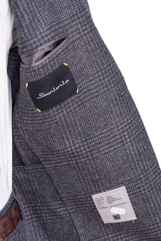 Sartorio Prince of Wales Wool-Cashmere Suit