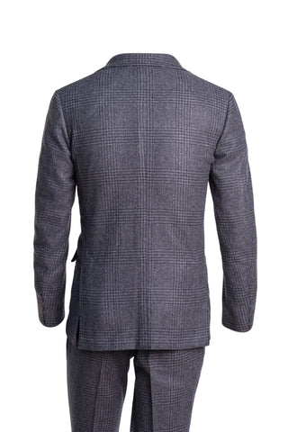 Sartorio Prince of Wales Wool-Cashmere Suit