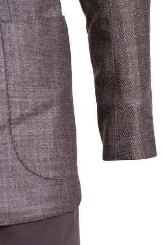 Sartorio Marled Wool-Silk-Cashmere Sport Jacket