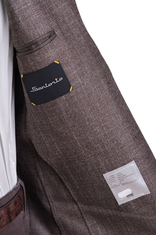 Sartorio Marled Wool-Silk-Cashmere Sport Jacket