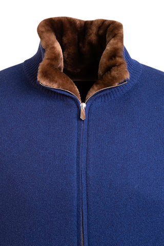 Sartorio Cashmere-Beaver Lined Bomber