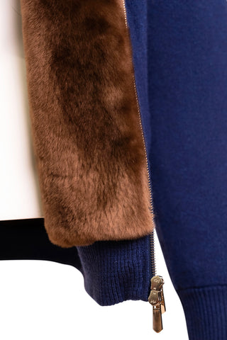 Sartorio Cashmere-Beaver Lined Bomber