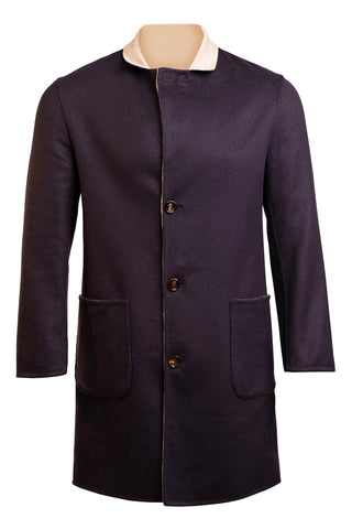 Kired by Kiton PARANA1 Cashmere Reversible Overcoat