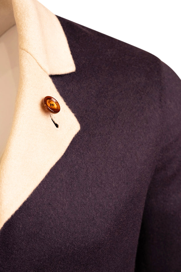 Kired by Kiton PARANA1 Cashmere Reversible Overcoat