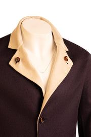 Kired by Kiton PARANA1 Cashmere Reversible Overcoat