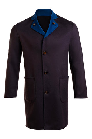 Kired by Kiton PARANA1 Cashmere Reversible Overcoat
