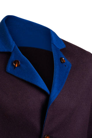 Kired by Kiton PARANA1 Cashmere Reversible Overcoat