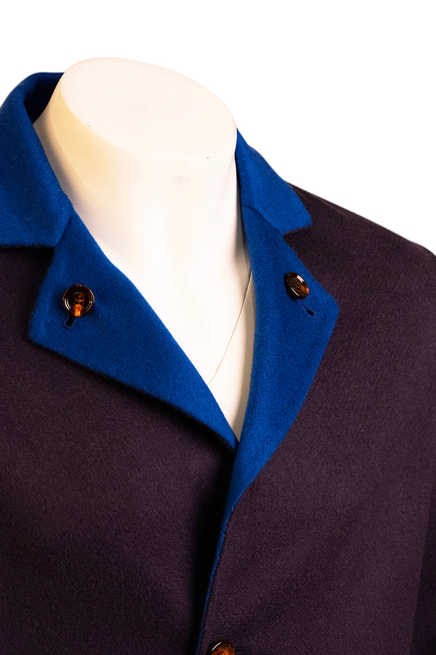 Kired by Kiton PARANA1 Cashmere Reversible Overcoat
