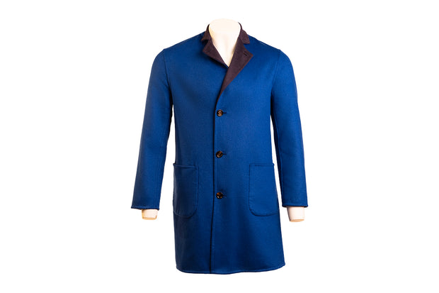 Kired by Kiton PARANA1 Cashmere Reversible Overcoat