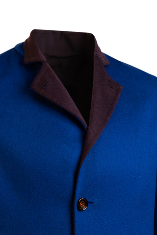 Kired by Kiton PARANA1 Cashmere Reversible Overcoat
