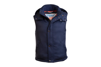 Kired by Kiton BEAR Cashmere-Nylon-Goose Down-Wool Vest