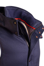 Kired by Kiton BEAR Cashmere-Nylon-Goose Down-Wool Vest