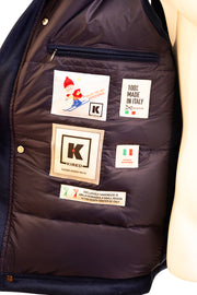 Kired by Kiton BEAR Cashmere-Nylon-Goose Down-Wool Vest