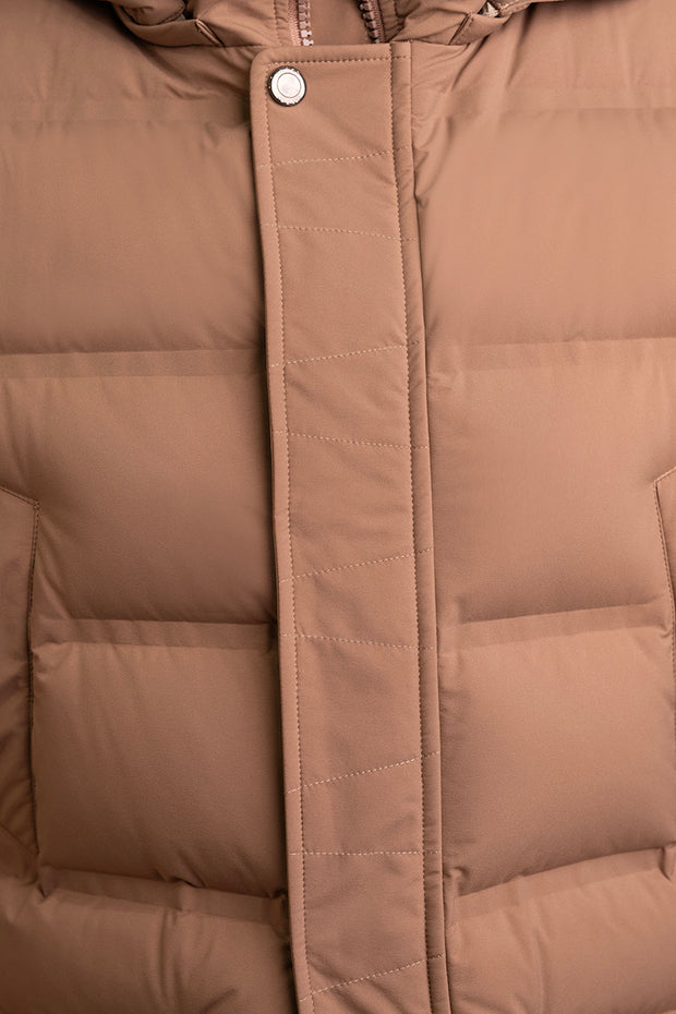 Kired by Kiton HEKLA Nylon-Goose Down Puffer Coat