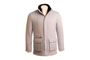 Kired by Kiton KONEW Cashmere-Mink Fur Overcoat