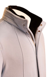 Kired by Kiton KONEW Cashmere-Mink Fur Overcoat