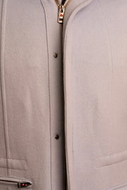 Kired by Kiton KONEW Cashmere-Mink Fur Overcoat