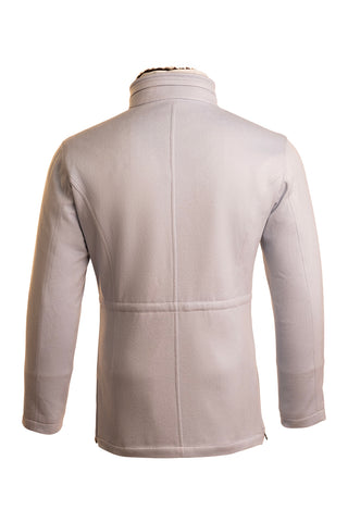 Kired by Kiton KONEW Cashmere-Mink Fur Overcoat