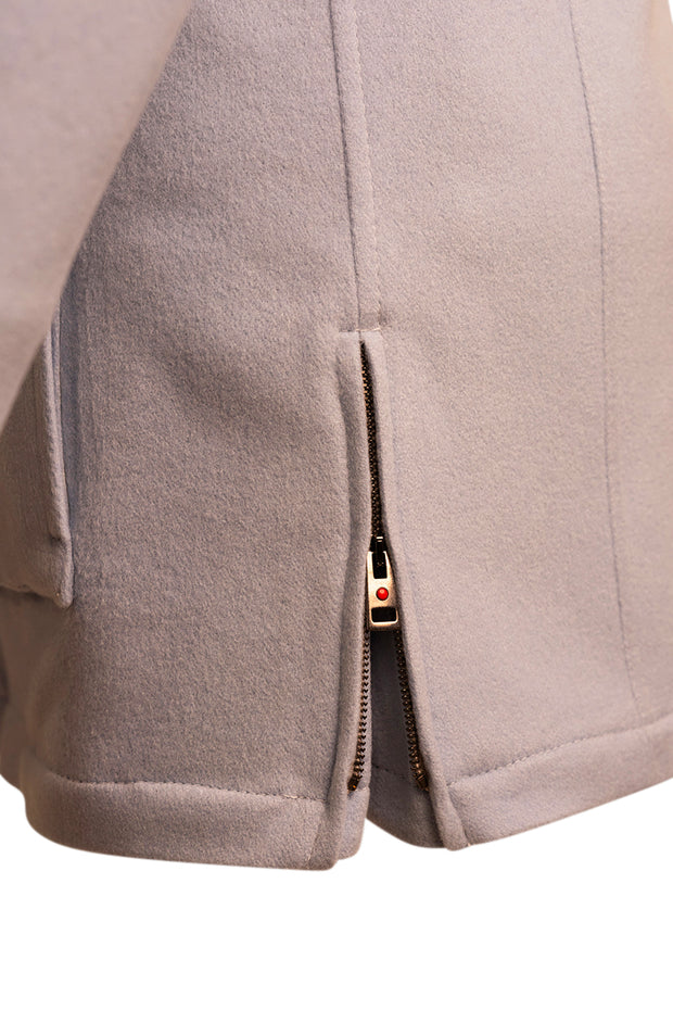 Kired by Kiton KONEW Cashmere-Mink Fur Overcoat