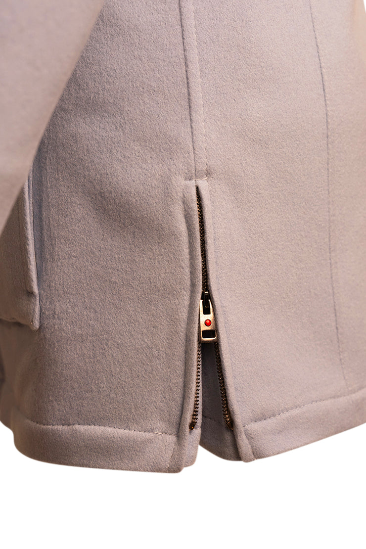 Kired by Kiton KONEW Cashmere-Mink Fur Overcoat