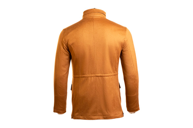 Kired by Kiton KONEW Cashmere-Mink Fur Overcoat