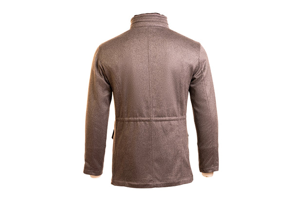 Kired by Kiton KONEW Cashmere-Mink Fur Overcoat