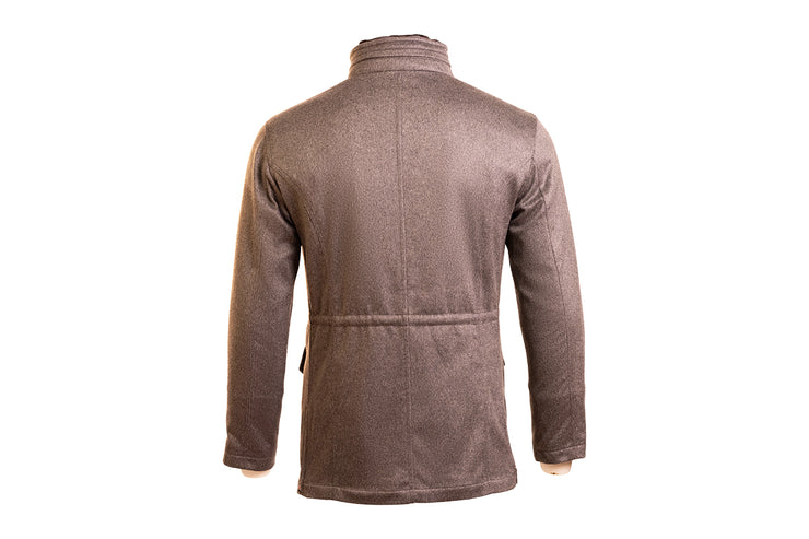 Kired by Kiton KONEW Cashmere-Mink Fur Overcoat