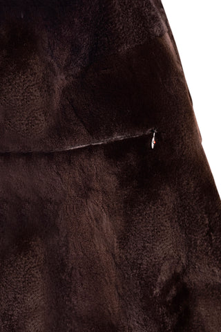 Kired by Kiton KONE Virgin Wool-Nylon Overcoat w/ Mink Fur Lining