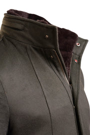 Kired by Kiton KONEW Cashmere-Mink Fur Overcoat