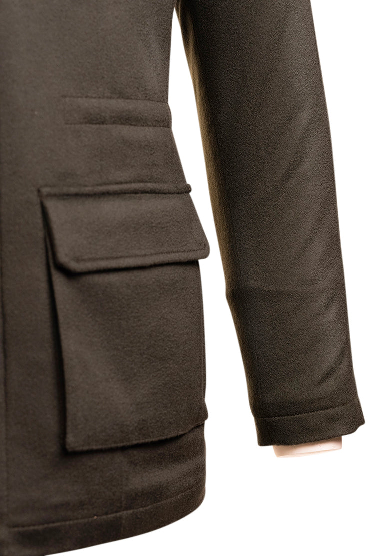 Kired by Kiton KONEW Cashmere-Mink Fur Overcoat