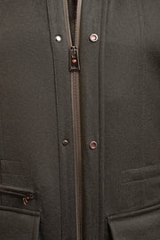 Kired by Kiton KONEW Cashmere-Mink Fur Overcoat