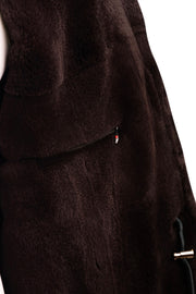Kired by Kiton KONEW Cashmere-Mink Fur Overcoat