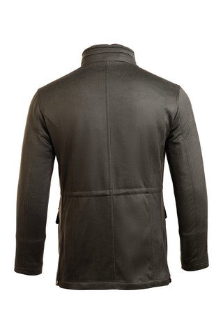 Kired by Kiton KONEW Cashmere-Mink Fur Overcoat
