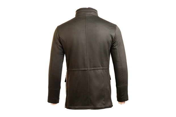 Kired by Kiton KONEW Cashmere-Mink Fur Overcoat