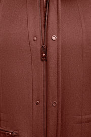 Kired by Kiton KONEW Cashmere-Mink Fur Overcoat