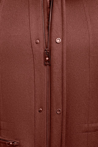 Kired by Kiton KONEW Cashmere-Mink Fur Overcoat