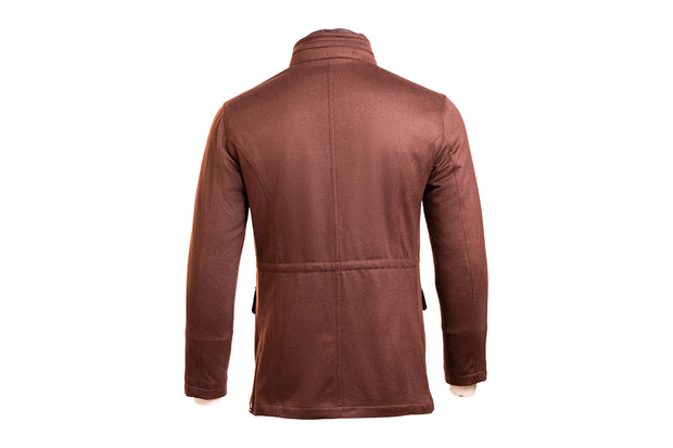 Kired by Kiton KONEW Cashmere-Mink Fur Overcoat