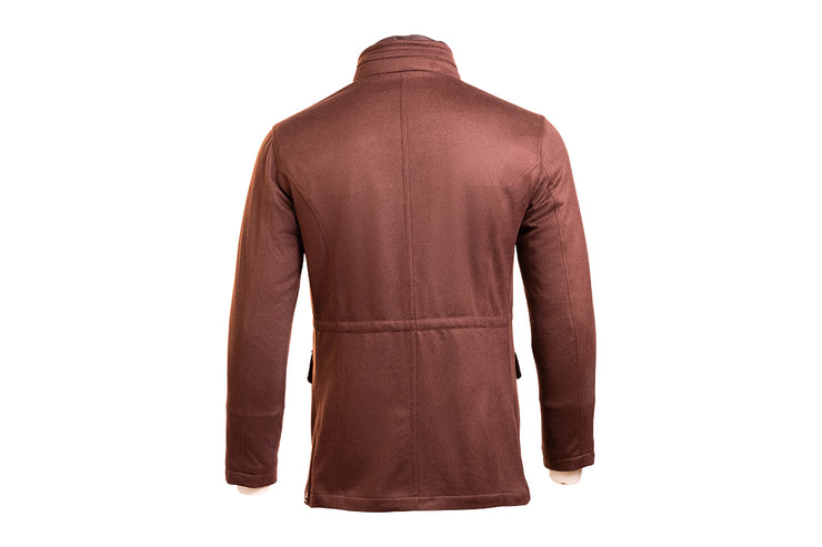 Kired by Kiton KONEW Cashmere-Mink Fur Overcoat